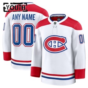 Montreal Canadiens Hockeydrakt Custom Fanatics Premium 2024-25 Hvit Borte - Barn